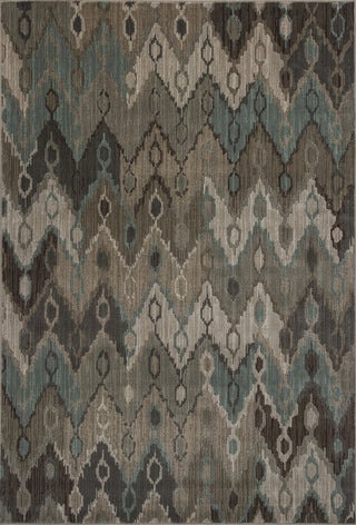 KAS Geneva 9425 Beige Ikat Horizon Area Rug main image