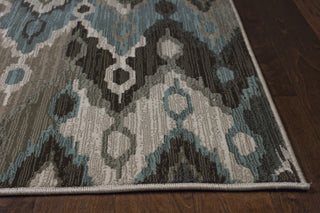KAS Geneva 9425 Beige Ikat Horizon Area Rug Main Image Feature