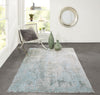 Momeni Genevieve GNV-2 Lblue Area Rug Lifestyle Image Feature