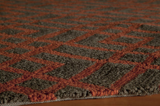 Momeni Geo GEO-1 Pumpkin Area Rug Closeup