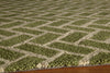 Momeni Geo GEO-2 Green Area Rug Closeup