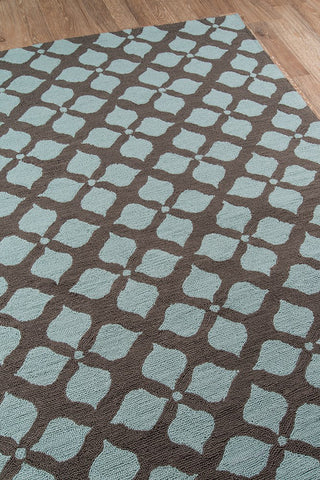 Momeni Geo GEO-3 Blue Area Rug Closeup Feature