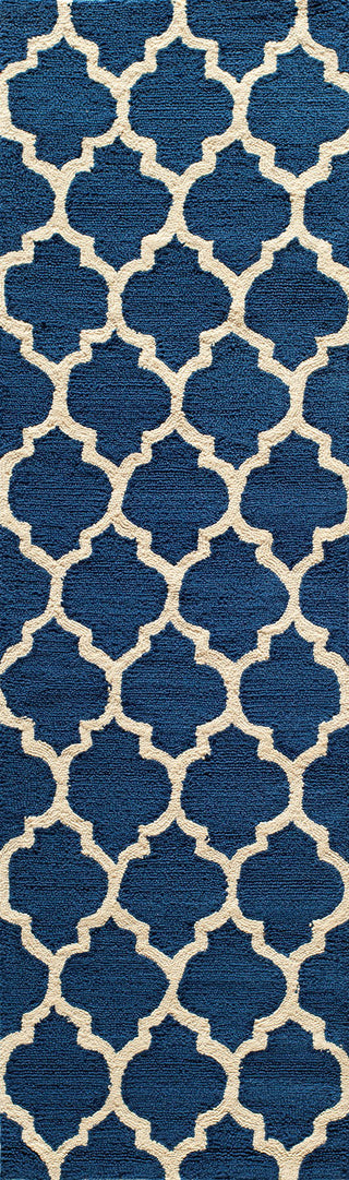 Momeni Geo GEO-4 Navy Area Rug Closeup