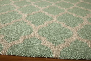 Momeni Geo GEO-4 Sky Blue Area Rug Closeup