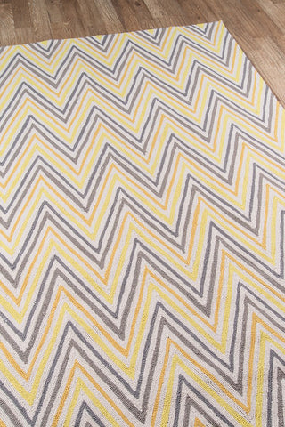 Momeni Geo GEO-6 Gold Area Rug Closeup Feature