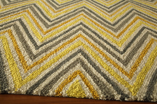 Momeni Geo GEO-6 Gold Area Rug Closeup