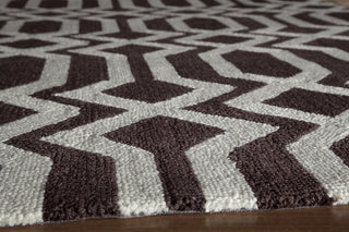 Momeni Geo GEO-7 Brown Area Rug Closeup