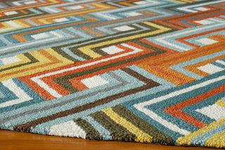 Momeni Geo GEO-8 Multi Area Rug Corner Shot