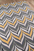 Momeni Geo GEO-9 Yellow Area Rug Closeup Feature