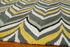 Momeni Geo GEO-9 Yellow Area Rug Closeup