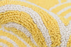 Momeni Geo GEO15 Yellow Area Rug Detail Shot