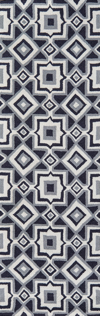 Momeni Geo GEO16 Charcoal Area Rug