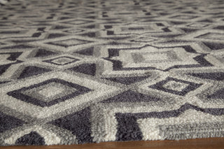 Momeni Geo GEO16 Charcoal Area Rug Closeup