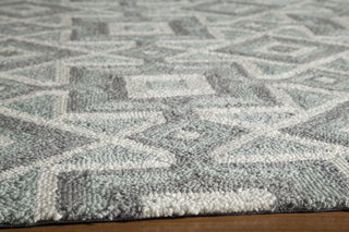 Momeni Geo GEO16 Grey Area Rug Closeup