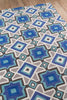 Momeni Geo GEO16 Indigo Area Rug Close Up