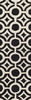 Momeni Geo GEO22 Black Area Rug Close Up