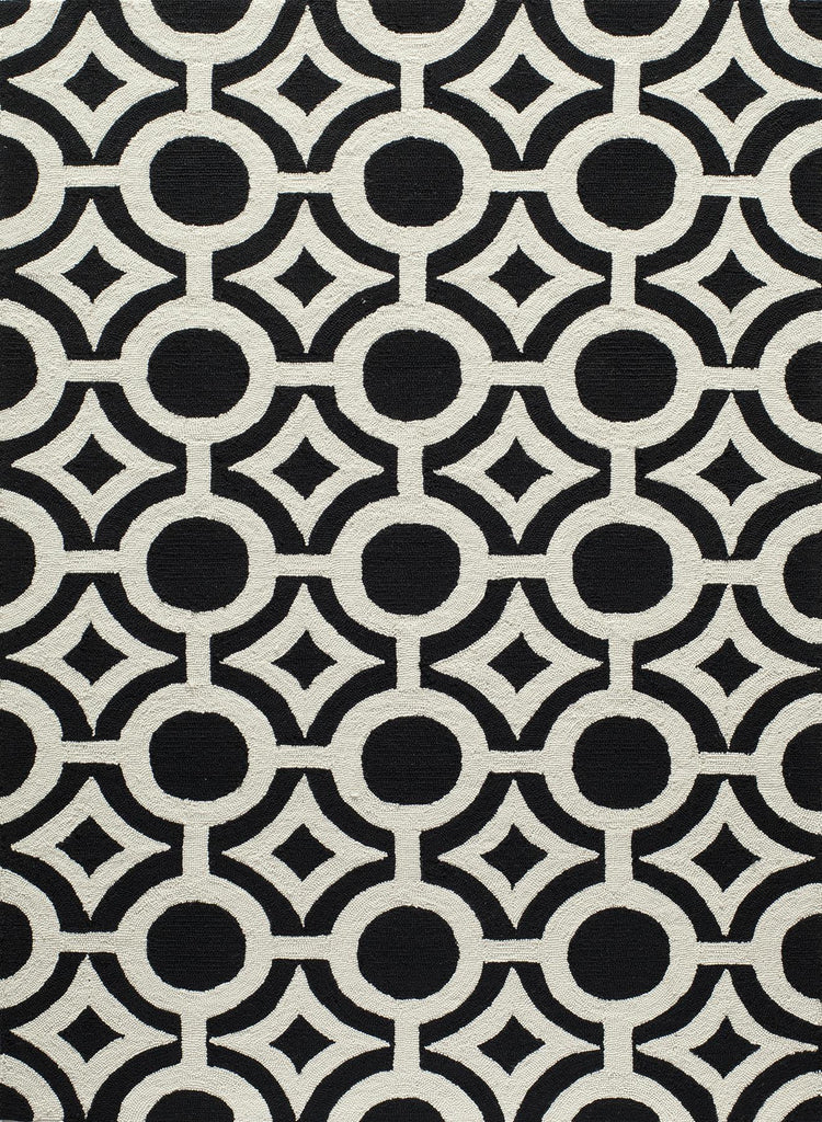 Momeni Geo GEO22 Black Area Rug main image