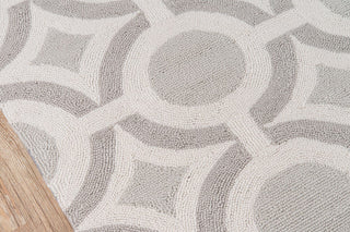 Momeni Geo GEO22 Ivory Area Rug Corner Shot