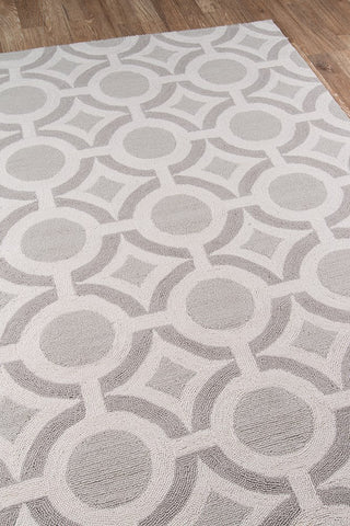 Momeni Geo GEO22 Ivory Area Rug Close Up Feature