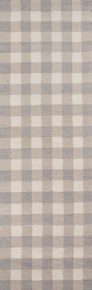 Momeni Geo GEO31 Grey Area Rug Close Up