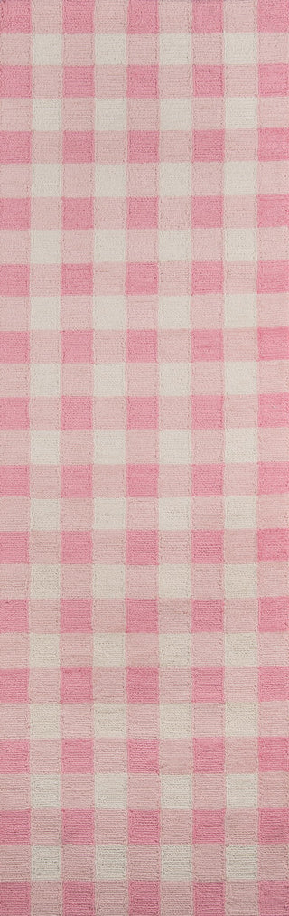 Momeni Geo GEO31 Pink Area Rug Close Up