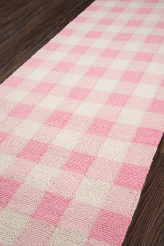 Momeni Geo GEO31 Pink Area Rug Runner Feature