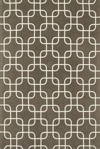 Loloi Geo GEO01 Brown / Ivory Area Rug main image