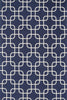Loloi Geo GEO01 Navy / Ivory Area Rug main image