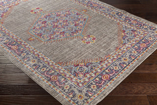 Surya Germili GER-2314 Purple/Neutral Area Rug Closeup