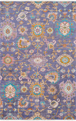 Surya Gorgeous GGS-1004 Dark Purple Mauve Teal Camel Khaki Wheat Rose Area Rug main image