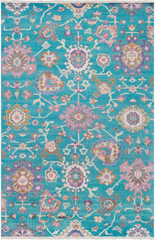 Surya Gorgeous GGS-1007 Teal Dark Purple Mauve Khaki Camel Wheat Rose Area Rug main image