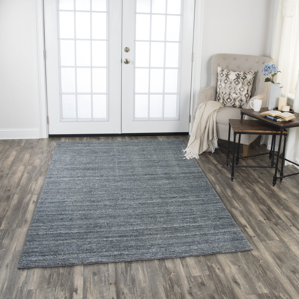 Rizzy Grand Haven GH719A Denim Area Rug  Feature