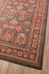 Momeni Ghazni GZ-01 Blue Area Rug Detail Shot Feature