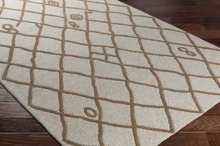 Artistic Weavers Ghana Zoey Light Gray/Nutmeg Area Rug Corner Shot