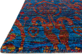 Loloi Giselle GX-05 Ocean Sunset Area Rug Corner Shot Feature