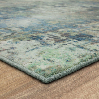 Karastan Kaleidoscope Glacial Blue Area Rug Lifestyle Image