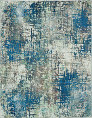 Karastan Kaleidoscope Glacial Blue Area Rug main image