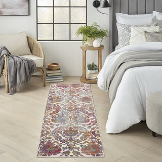 Nourison Global Vintage GLB06 White/Multi Area Rug Main Image