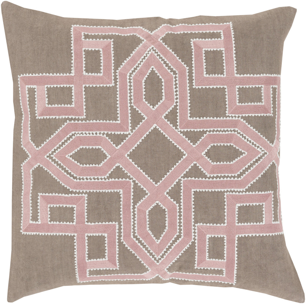 Surya Gatsby Multidimensional Chic GLD-003 Pillow by Beth Lacefield 18 X 18 X 4 Poly filled