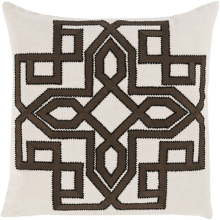 Surya Gatsby Multidimensional Chic GLD-004 Pillow by Beth Lacefield 22 X 22 X 5 Down filled