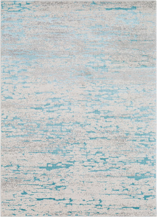 Surya Glimmer GLI-1014 Pale Blue Cream Light Gray Area Rug main image