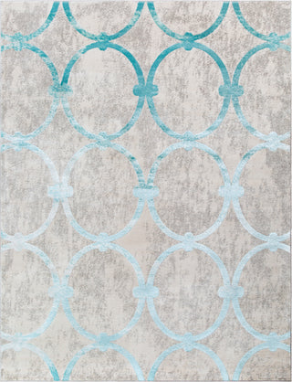 Surya Glimmer GLI-1015 Pale Blue Light Gray Cream Area Rug Main Image 8 X 10