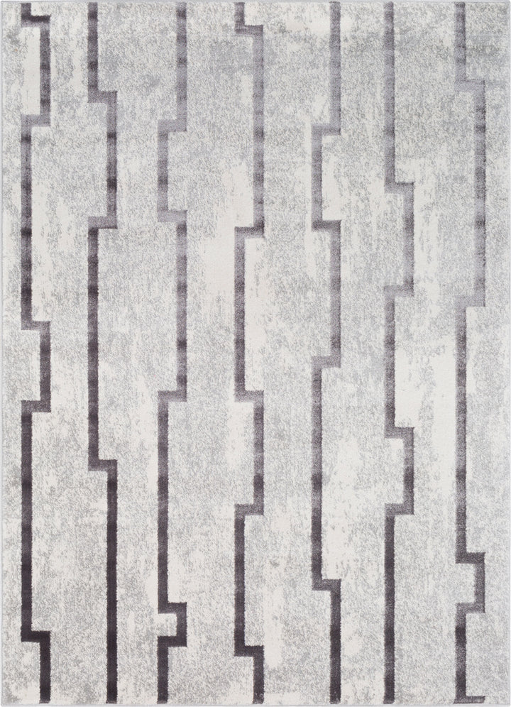 Surya Glimmer GLI-1020 Medium Gray Light Cream Area Rug main image