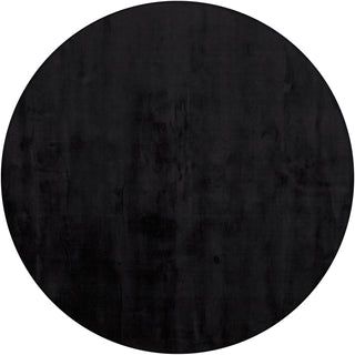 Chandra Gloria GLO-18606 Black Area Rug Round