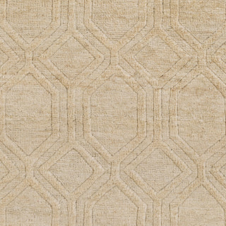 Surya Galloway GLO-1008 Cream Hand Knotted Area Rug Sample Swatch