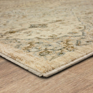 Karastan Divina Gloriana Cream Area Rug Corner Image