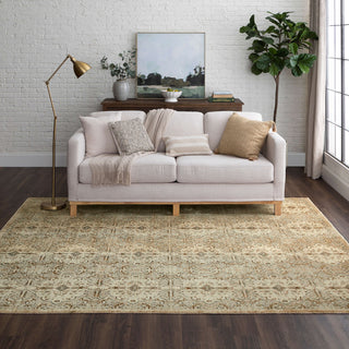 Karastan Divina Gloriana Cream Area Rug Corner Image