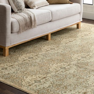 Karastan Divina Gloriana Cream Area Rug Corner Image