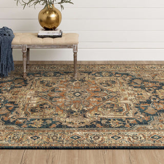 Karastan Estate Gloucester Blue Area Rug Lifestyle Image