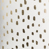 Artistic Weavers Glyph Dalmatian Dot Ivory/Metallic Gold Closeup